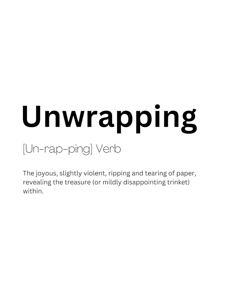 Unwrapping Definition Meaning