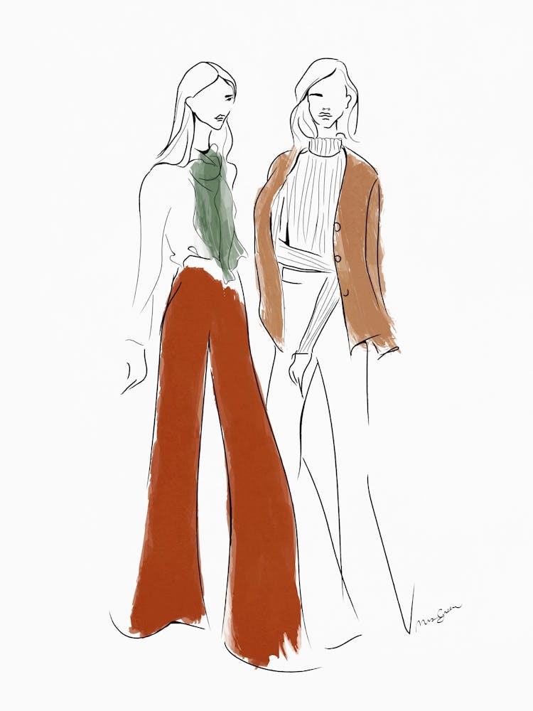 Fashion Friends Illustration