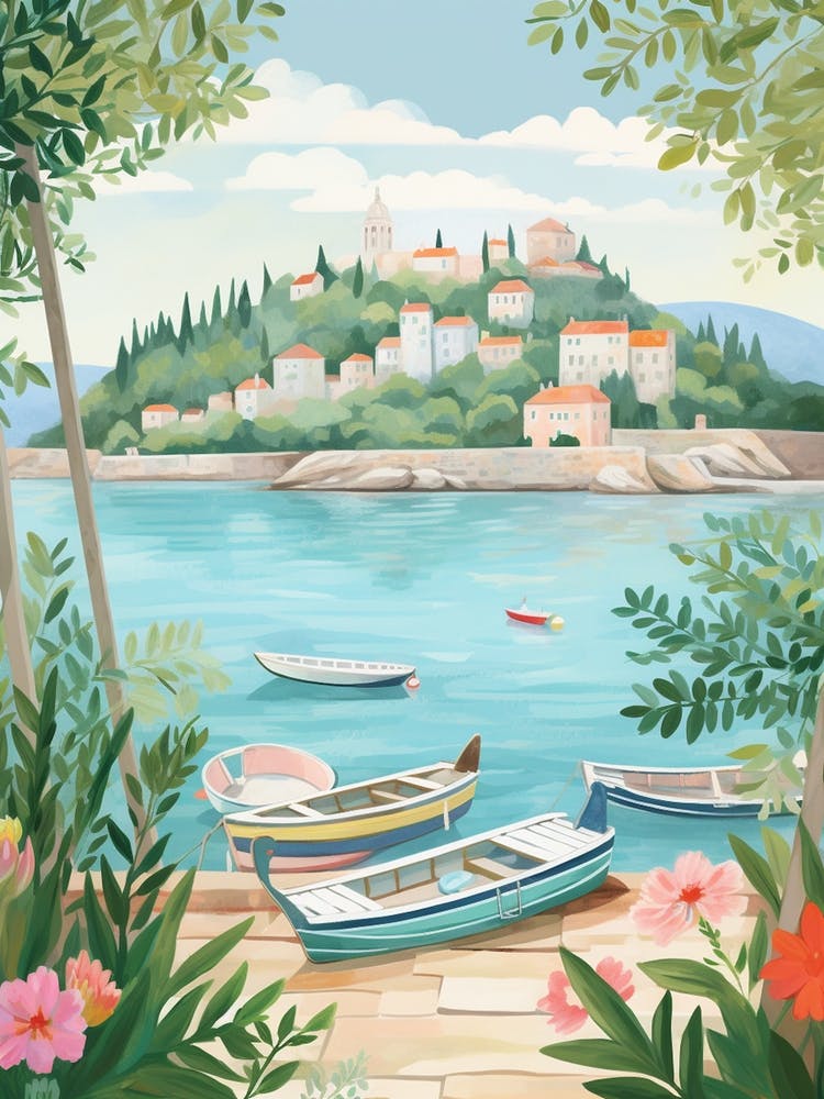 Korcula Croatia 2 Illustration
