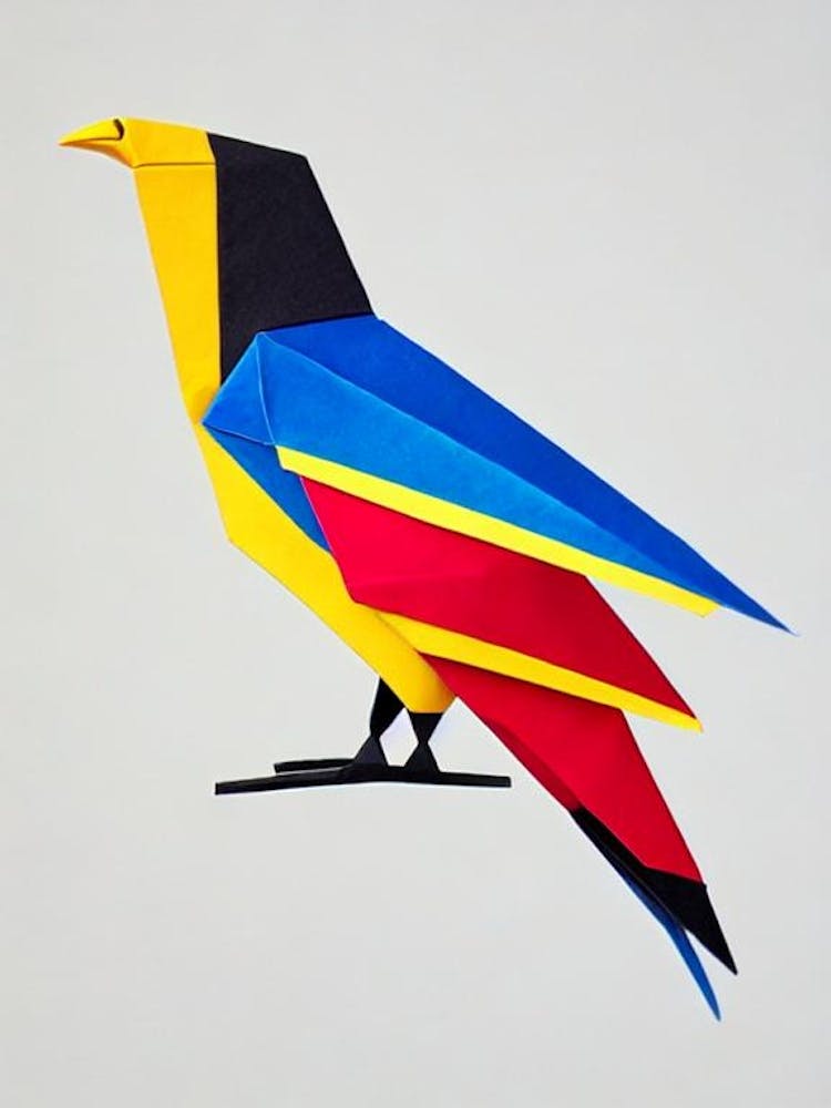 California Condor Origami Vogel