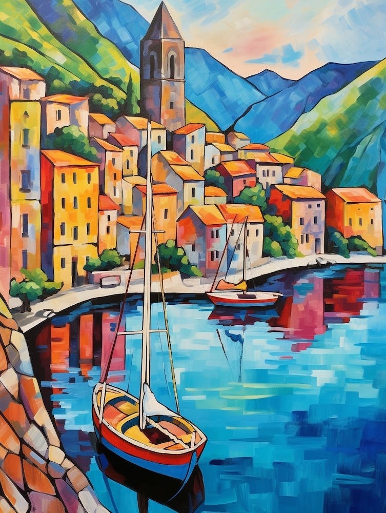 Kotor Montenegro 3 Fauvist Painting