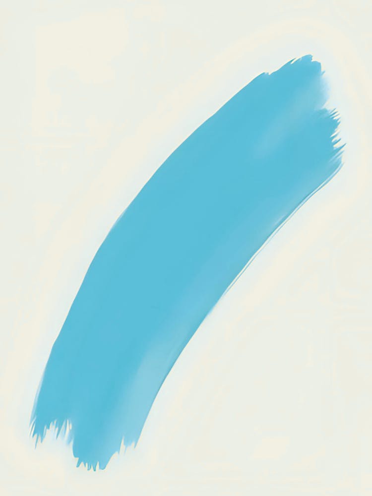 Blue Brush Stroke