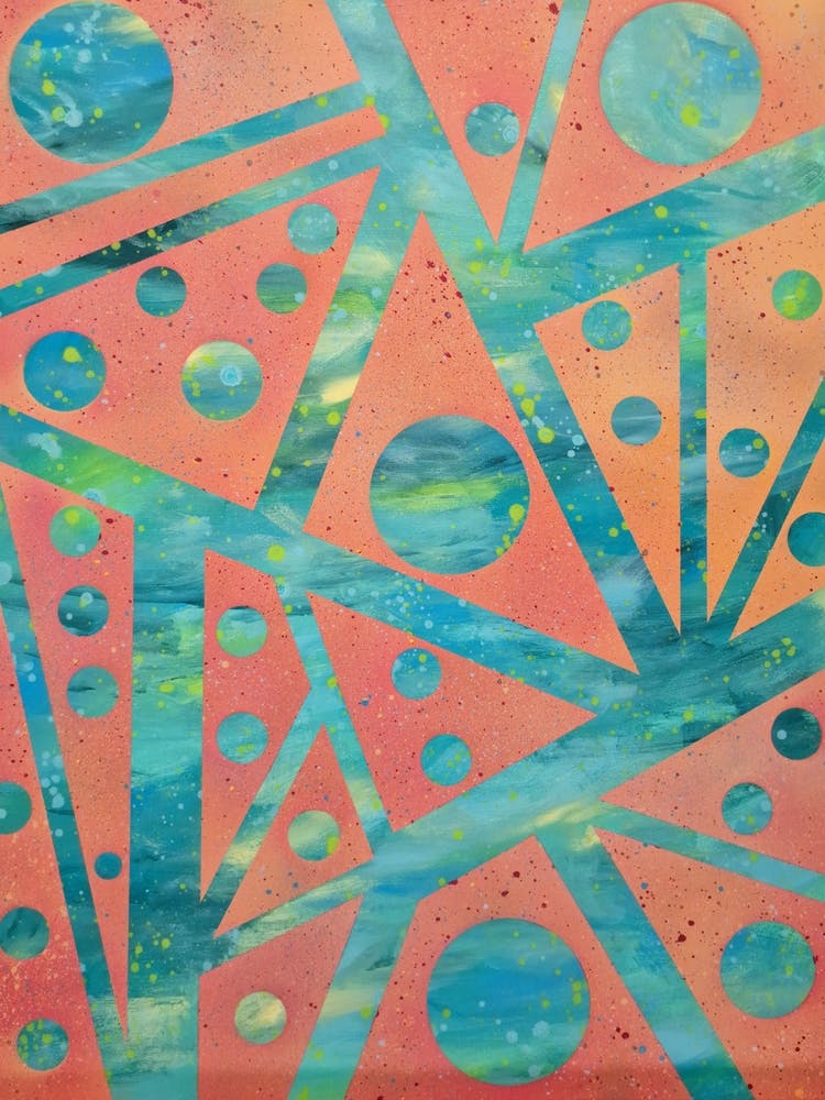 Oasis Abstract Painting