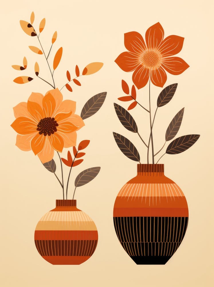 Deux Vases avec des Fleurs 5