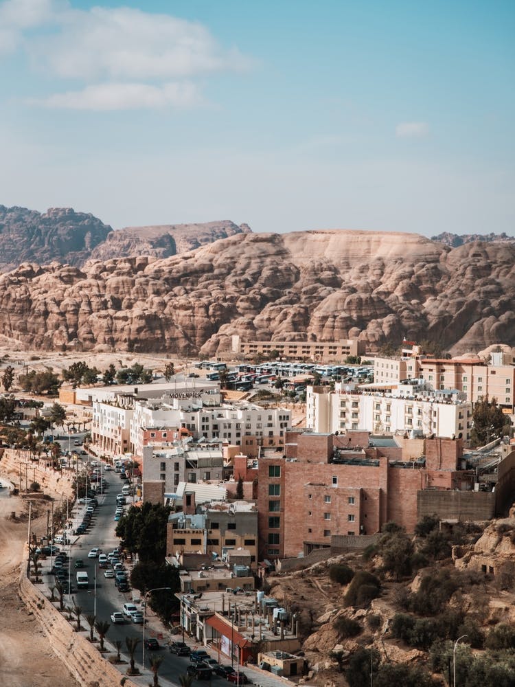 Village Jordan next to the historical city of Petra | Travel street photography