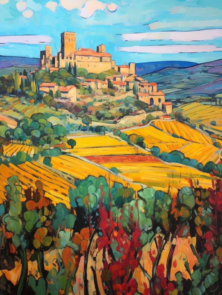 Volterra Italy 1 Fauvist Painting
