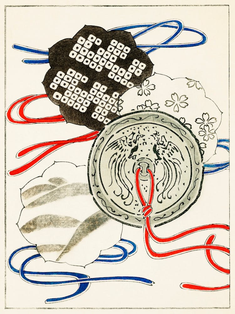 Oriental Pendant Illustration, Shin Bijutsukai