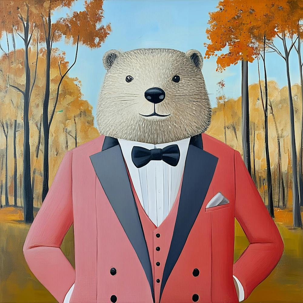 Bear In A Suit