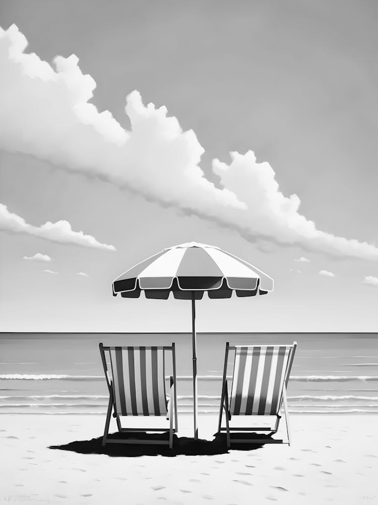 Two Chairs On The Beach 2