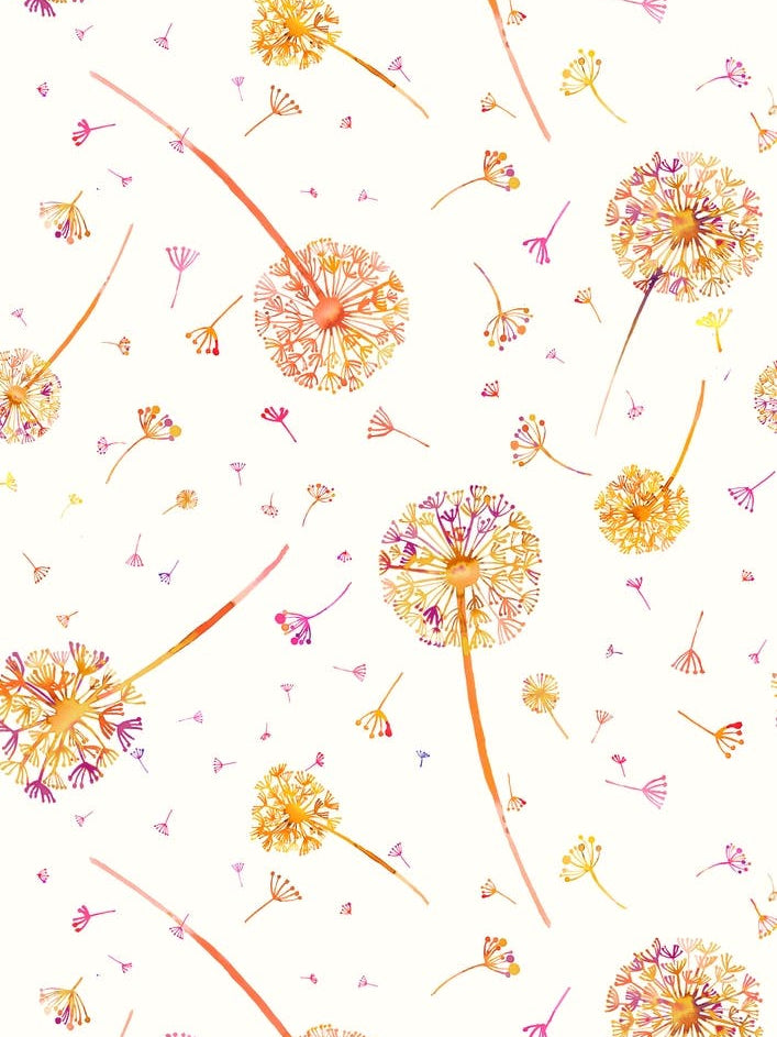 Spring Dandelions Orange