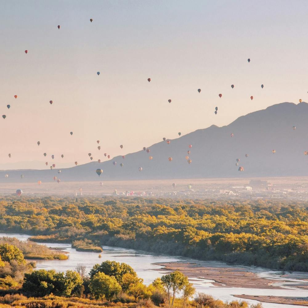 Hot Air Balloons In Sky