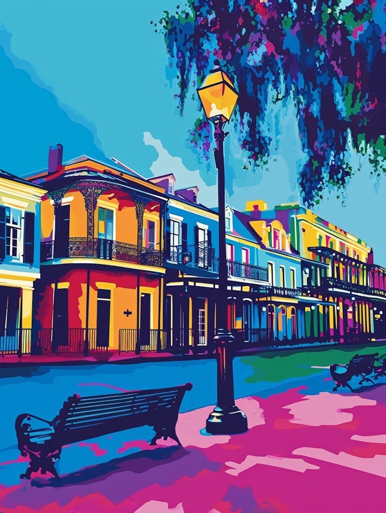 Jackson Square Retro Pop Art 2