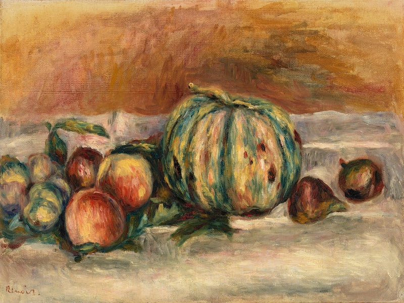 Still Life With Melon, Pierre Auguste Renoir