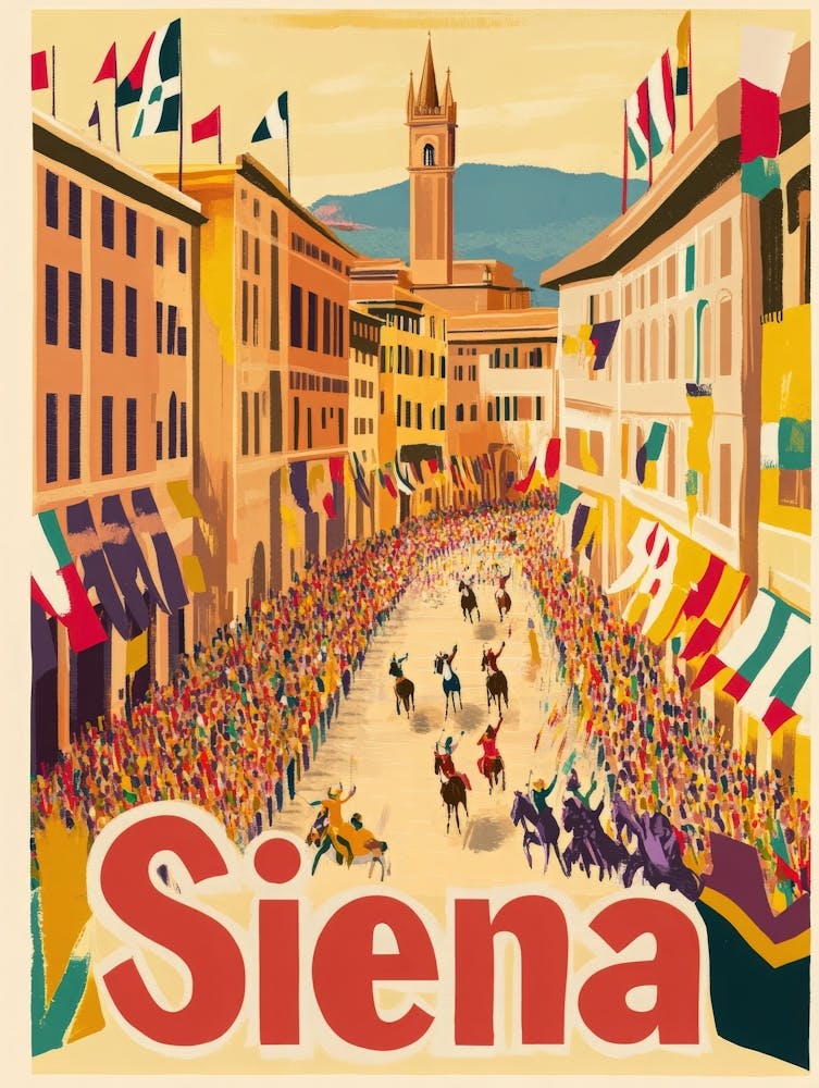 Aihrgdesign Affiche de voyage inspirée des années 1970 pour Sienne Depictin 12f956f0 A9b5 4397 8c90 Ea1497db9534 1