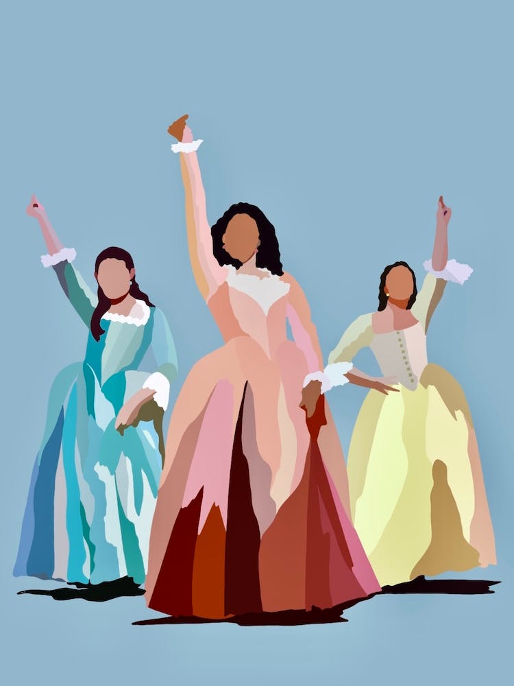 Hamilton Print | The Schuyler Sisters Print