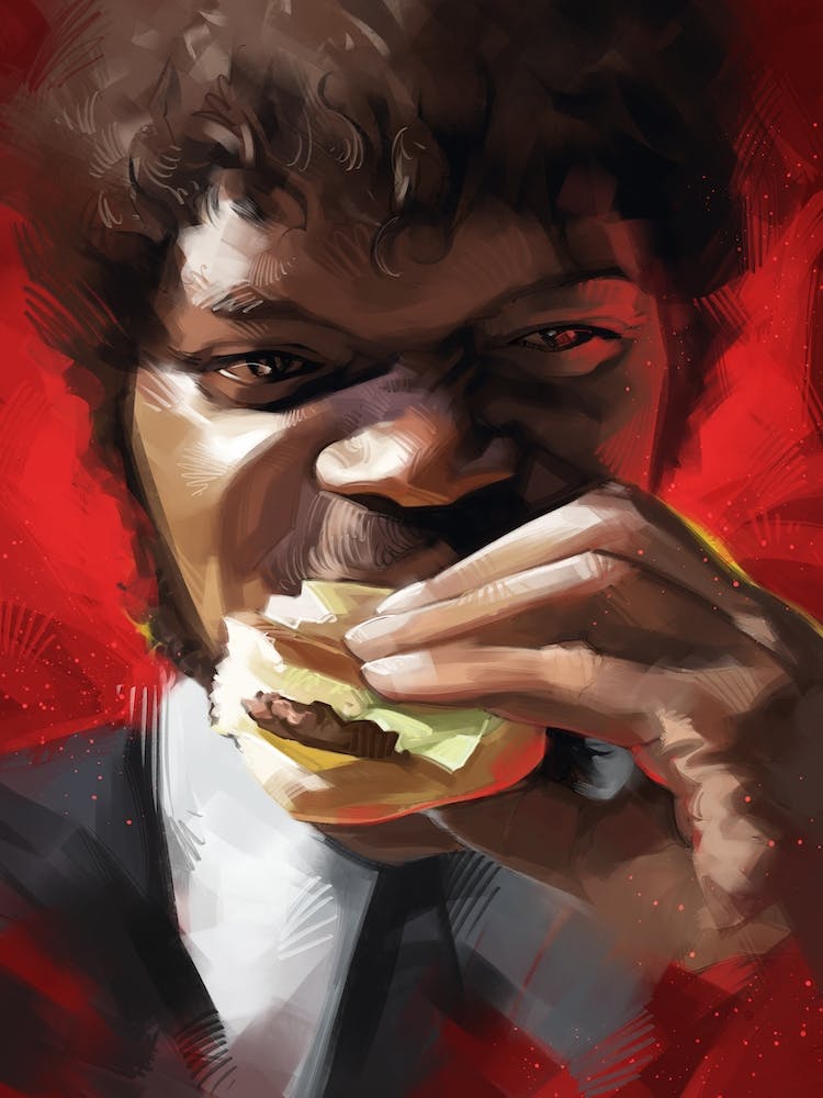 Pulp Fiction Tarantino Burger