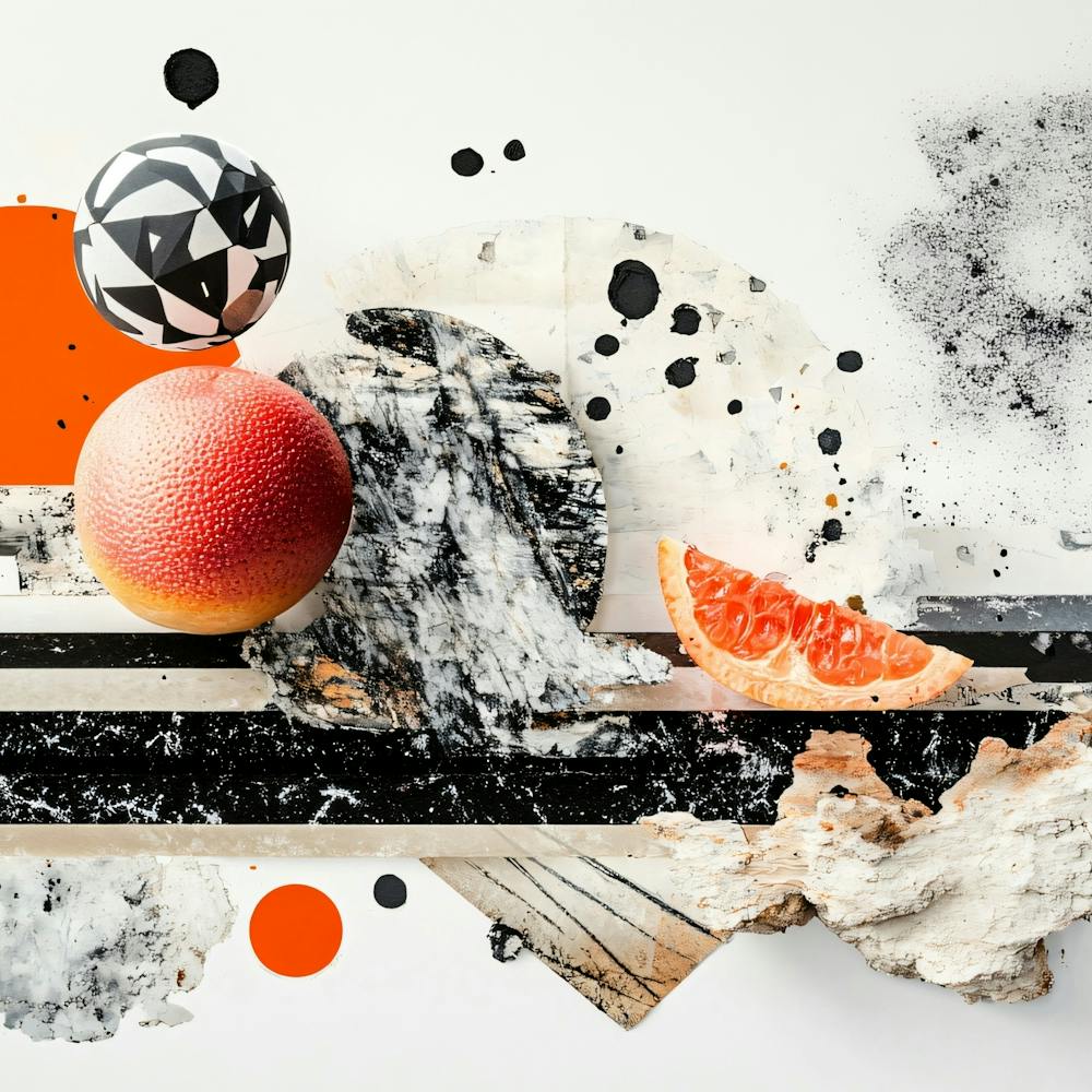 Abstract Painting Collage 1