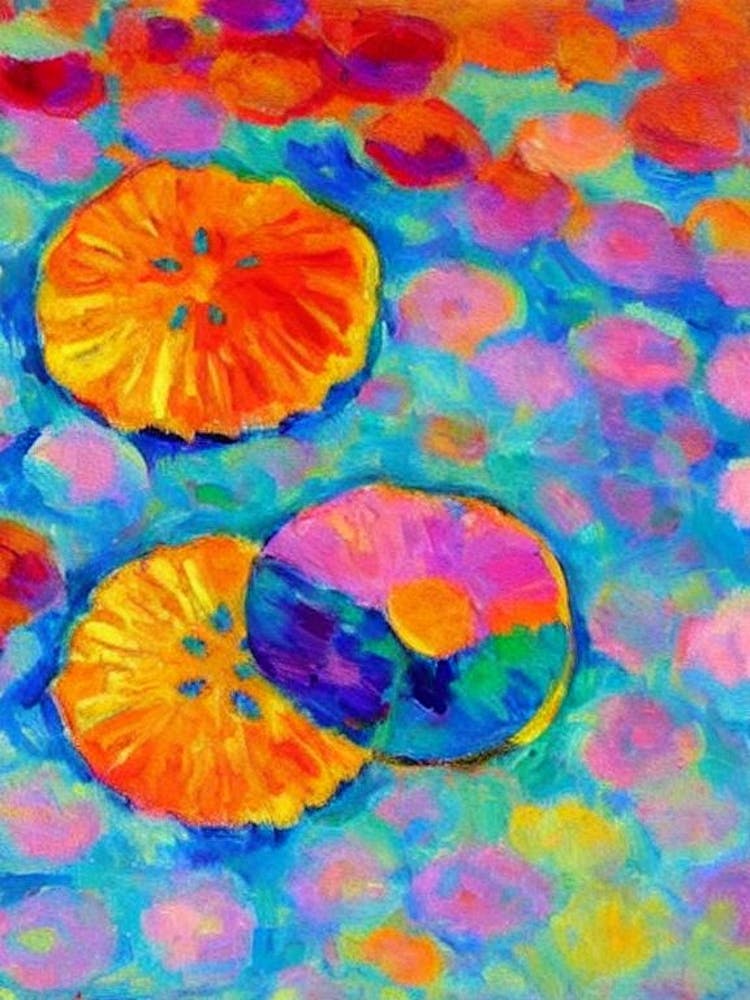 Sand Dollar Matisse Inspired