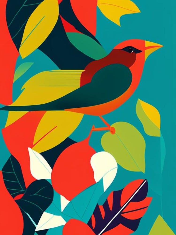 Robin Pop Matisse Bird