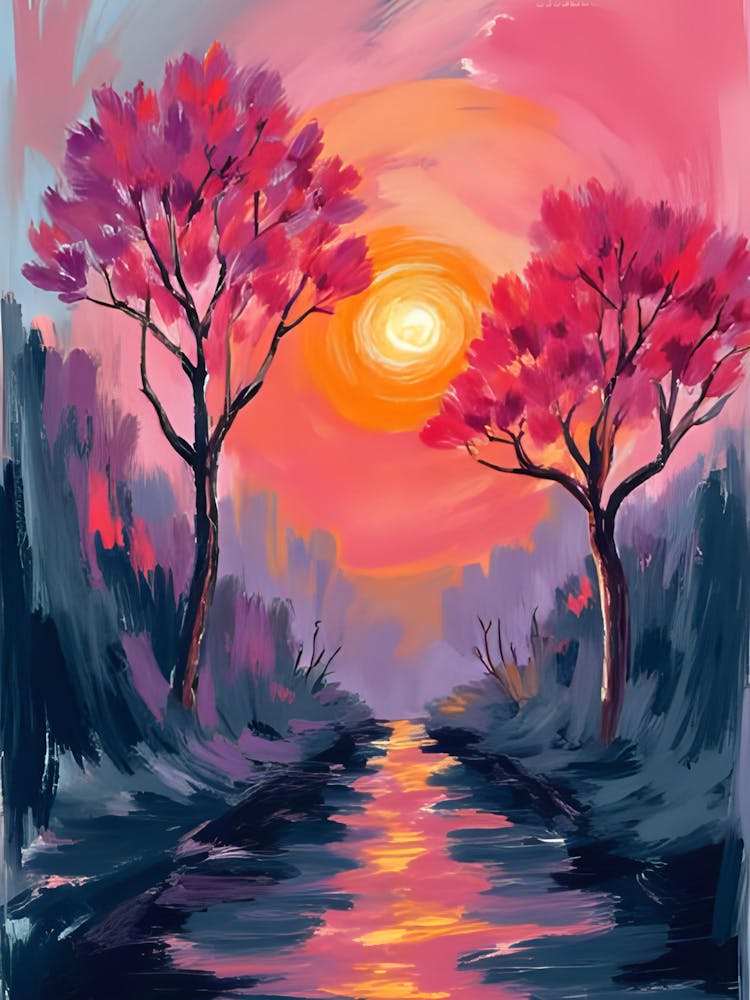 Peinture Coucher de Soleil 9