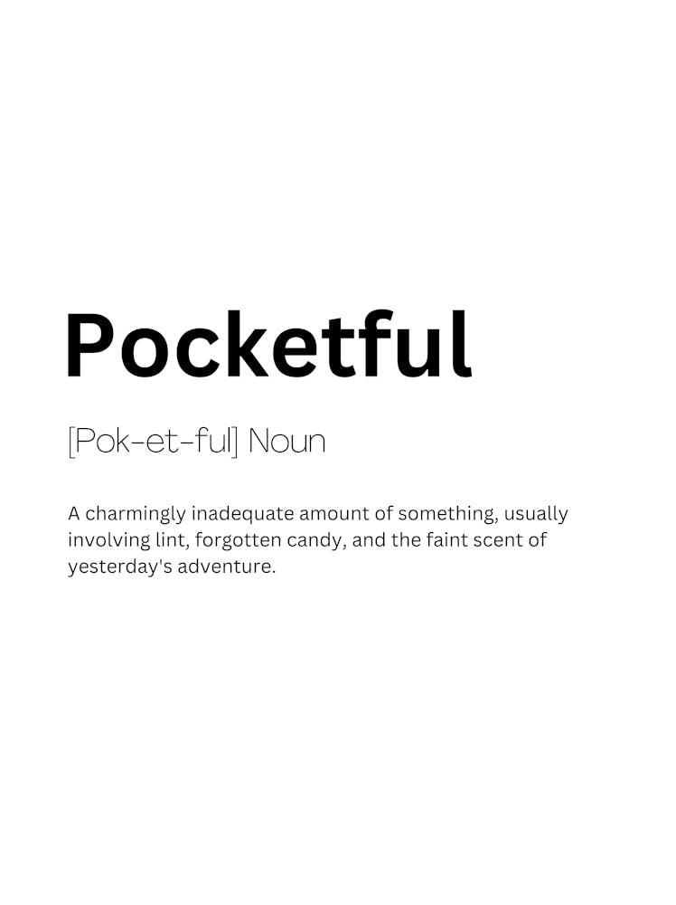 Pocketful Definition Meaning