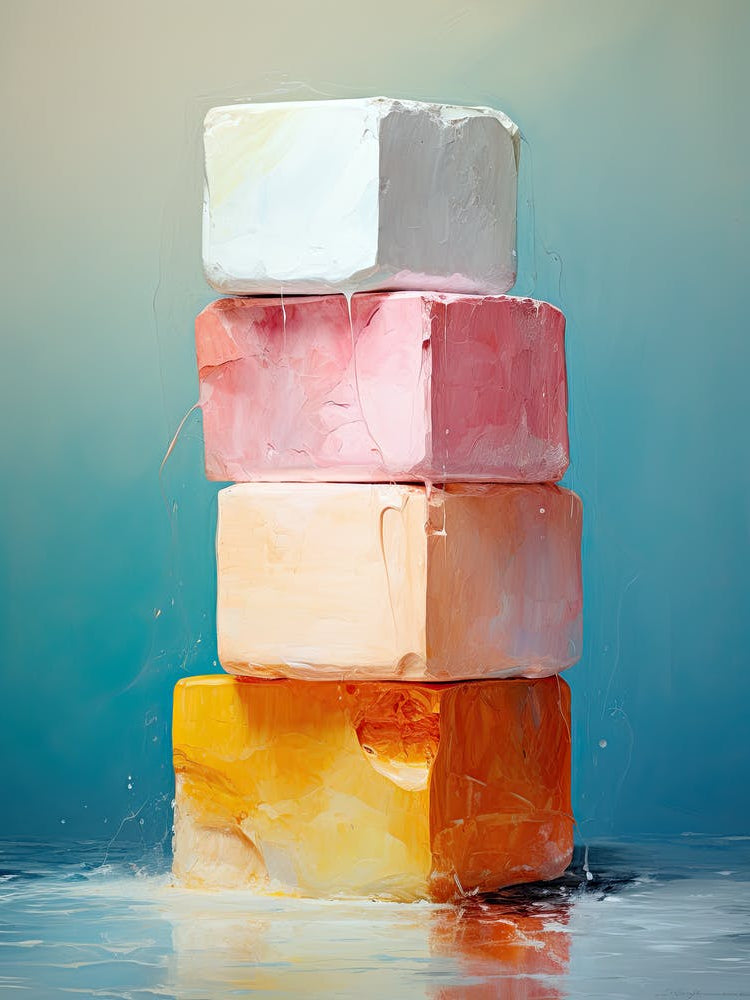 Stack Of Soap, Stones Art