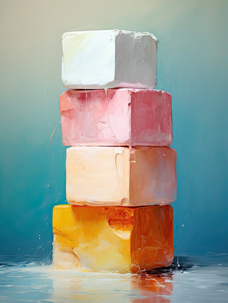 Stack Of Soap, Stones Art