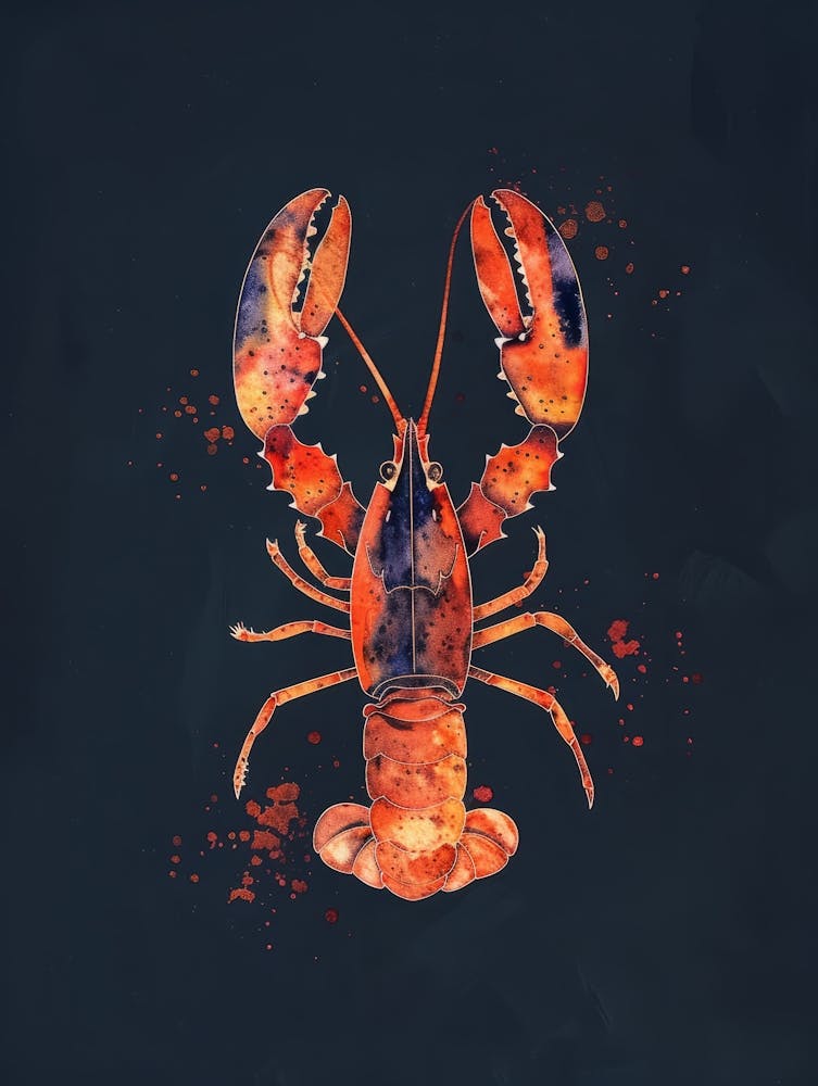 Lobster Canvas Print 1