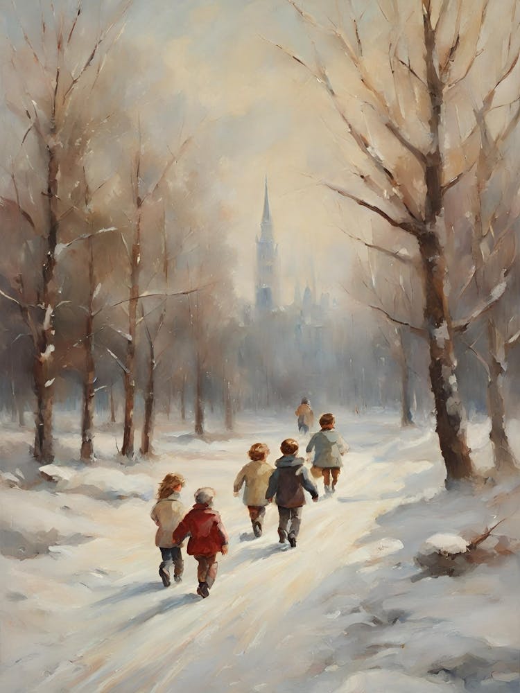 Children In The Snow 3