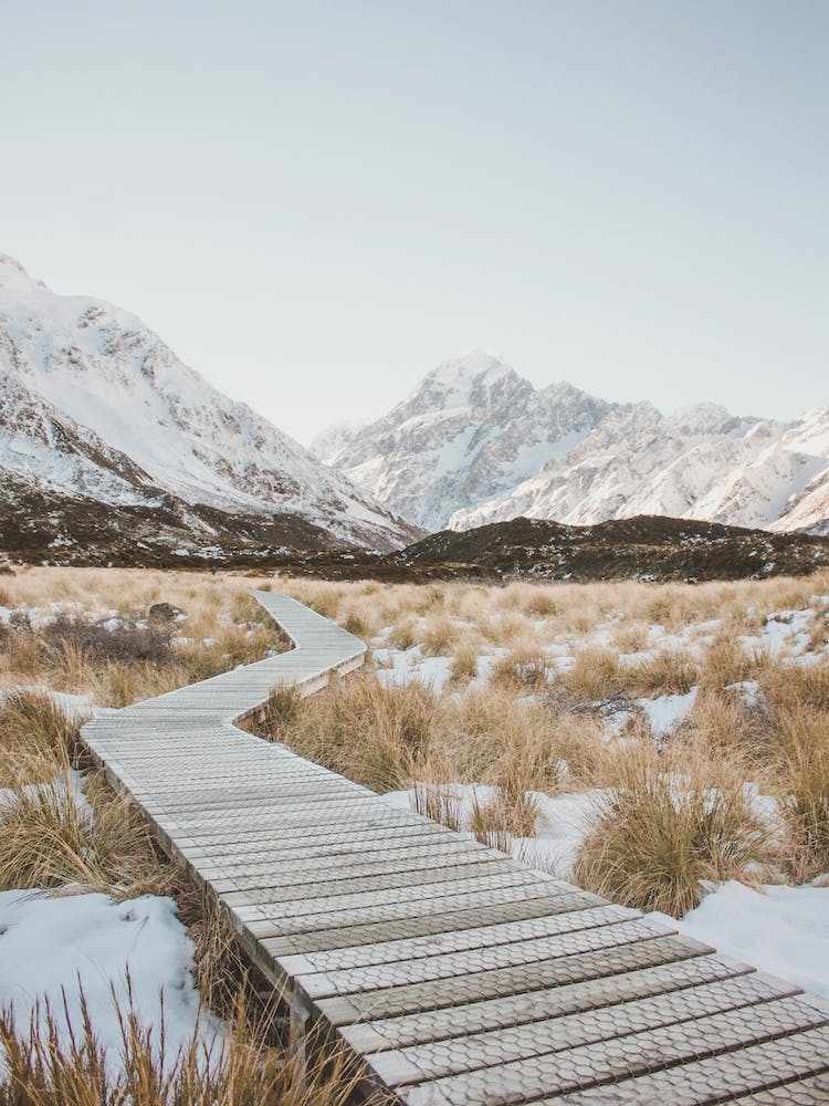 Path Through Valley