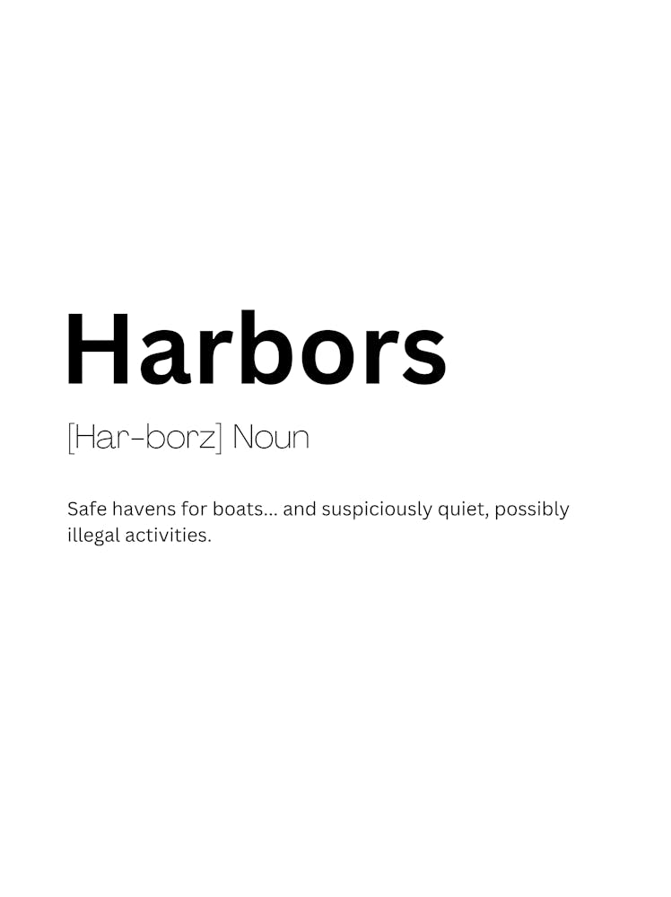 Harbors Definition Meaning