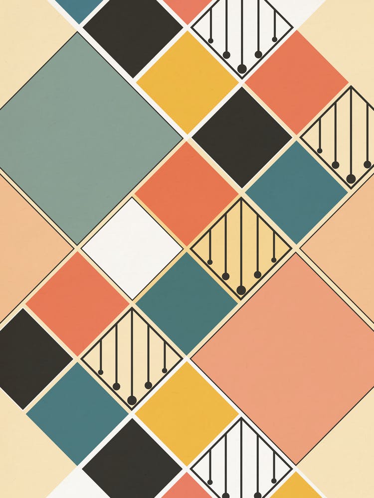 Bauhaus Colorful Board B