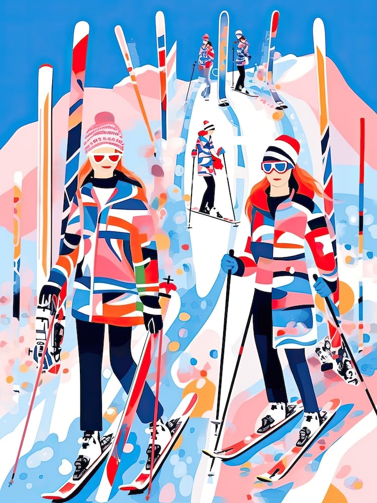 Snowbird Ski Resort   Utah Usa, Ski Resort Illustration 2