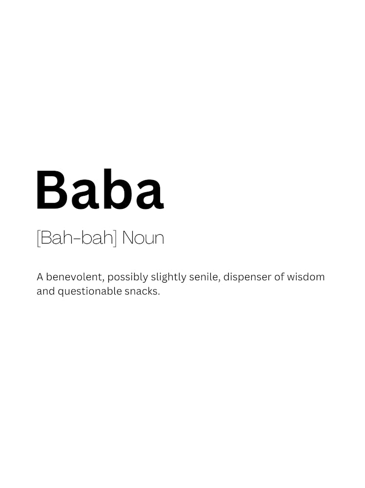 Baba Definition Meaning