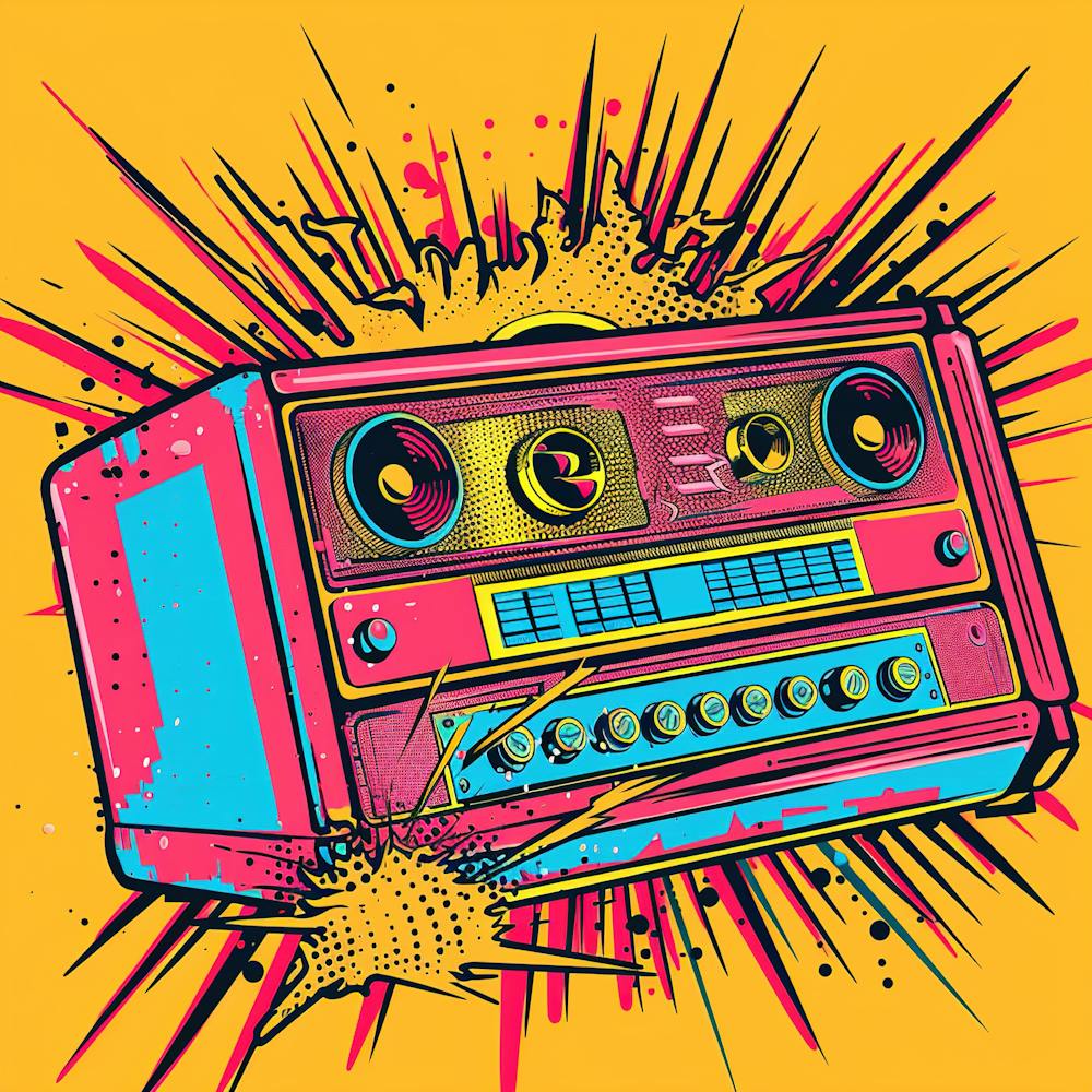 Retro Pop Art Fun Vintage