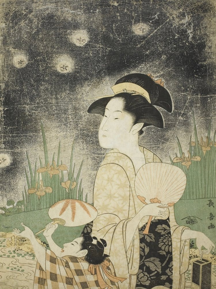 Geisha And Her Daughter