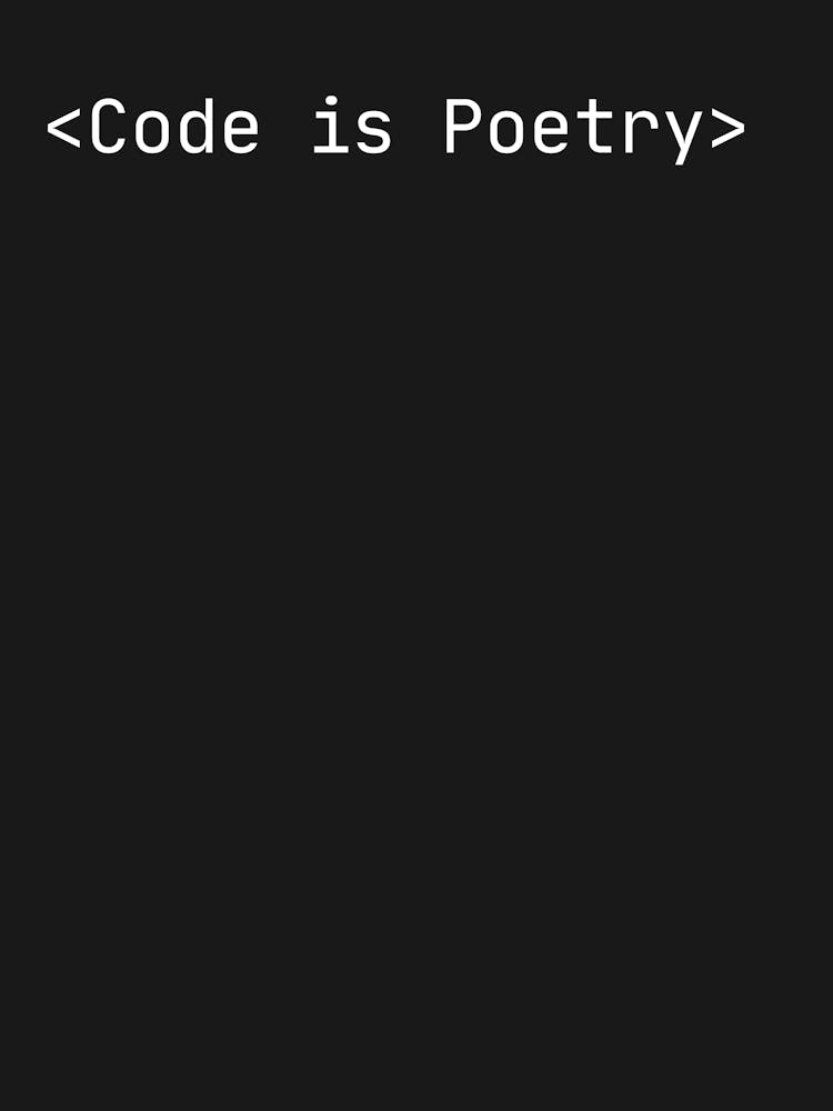 Code Is Poetry 11