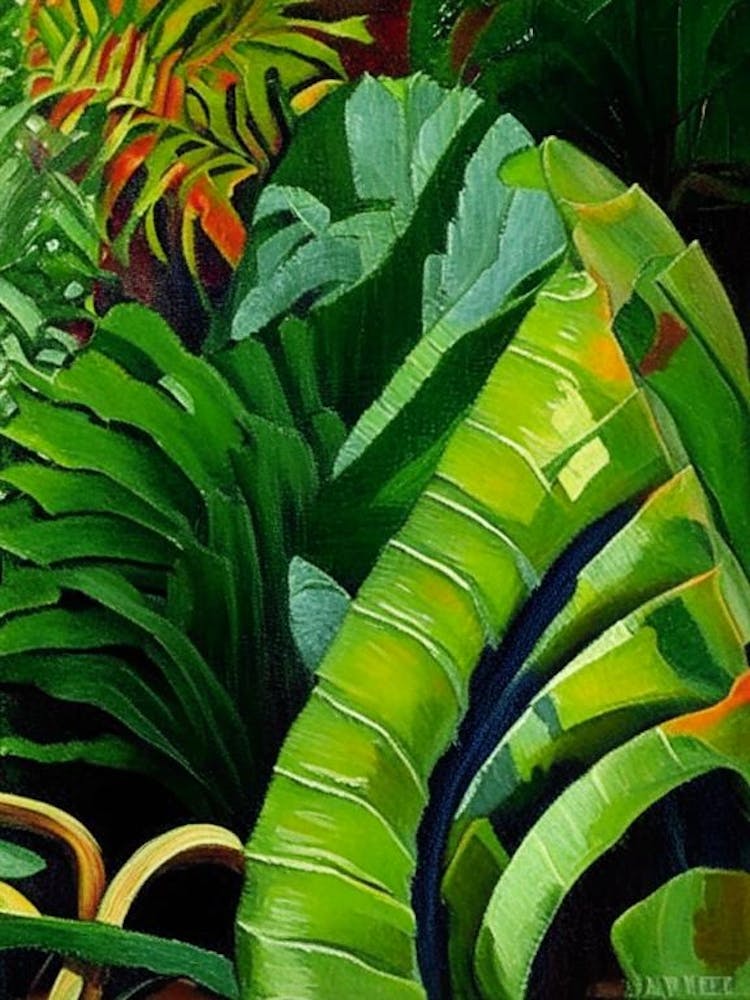Tongue Fern Cézanne Style
