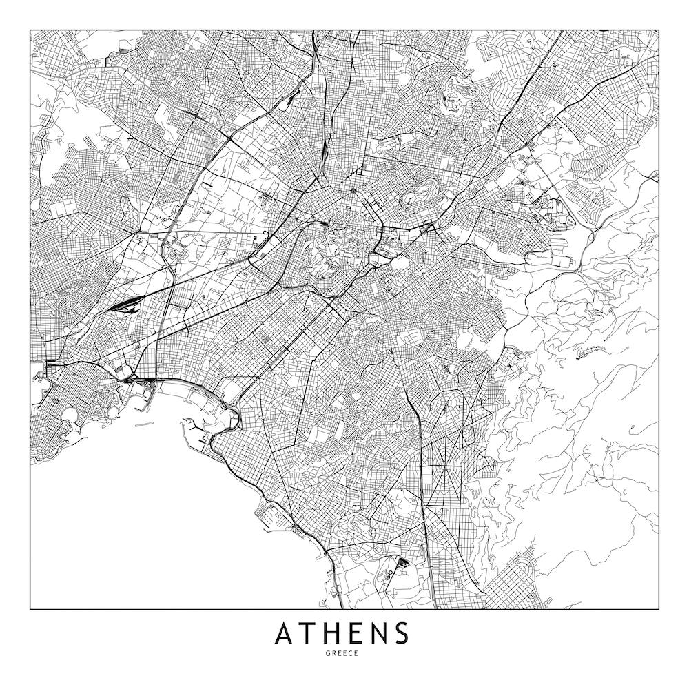 Athens Map