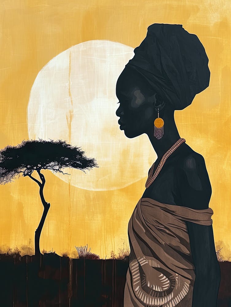 Sahara Serenade|The African Woman Series