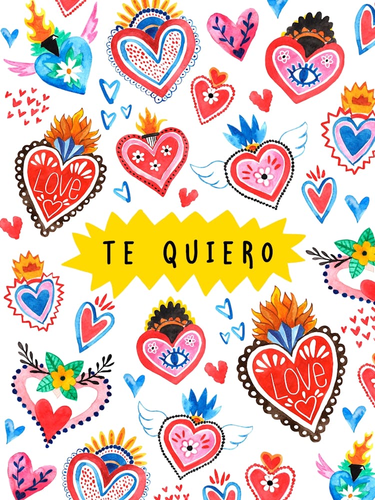 Tequiero (White background)