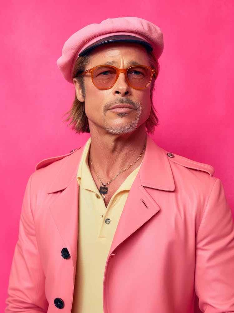 Brad Pitt Fashion Art 1