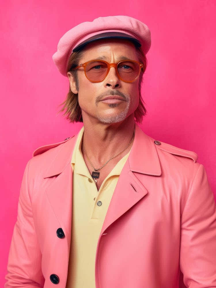 Brad Pitt Fashion Art 1