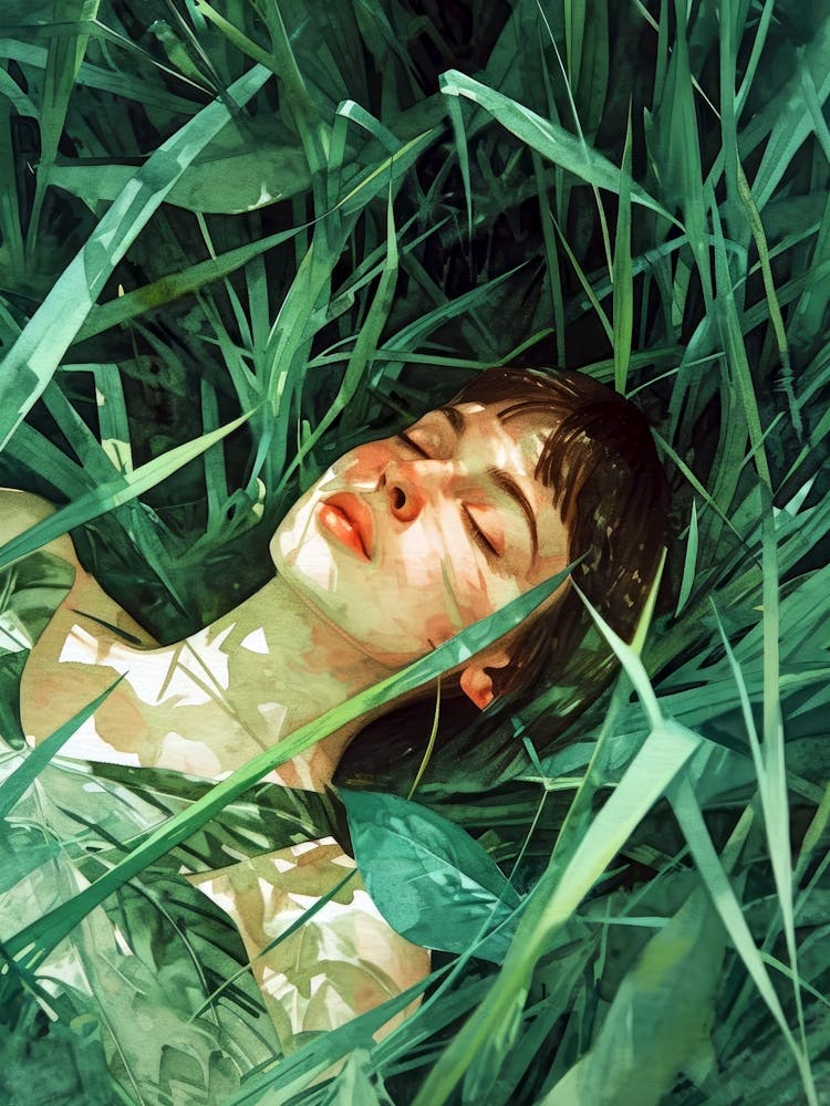 Girl In The Grass