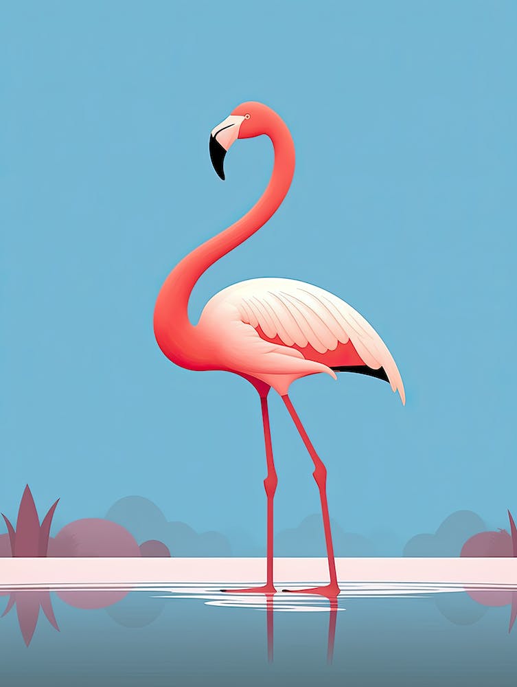 Subtle Flamingo Charm