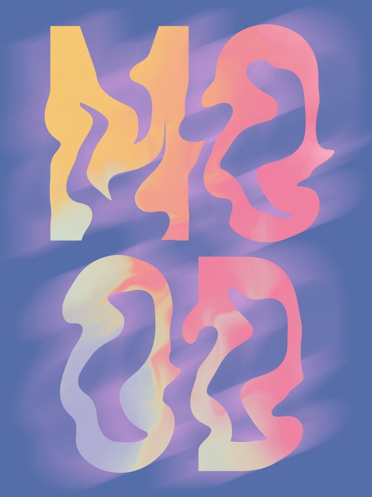 MOOD - Vivid Colorful Gradient Motion Typography