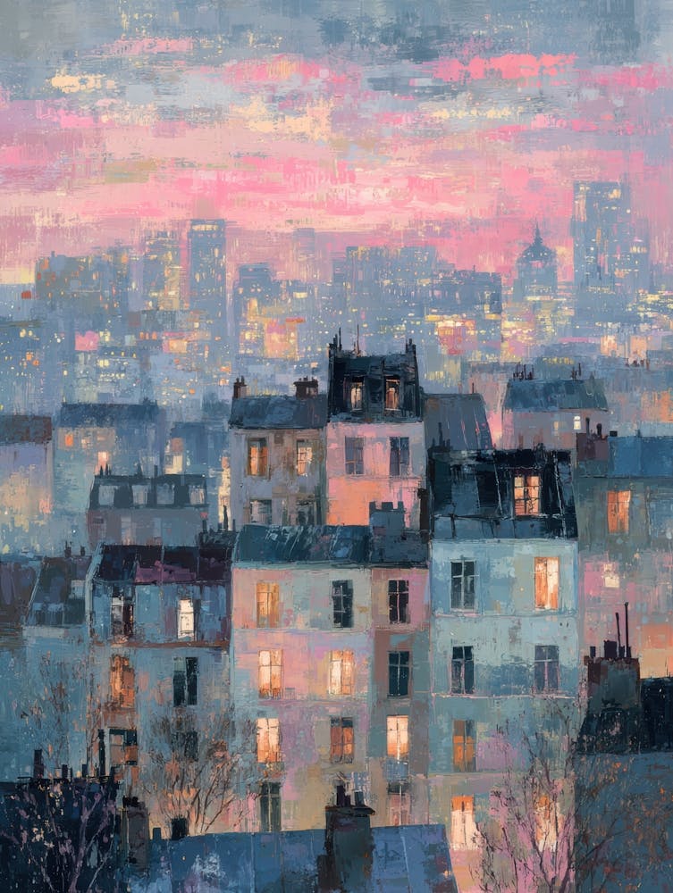 Paris At Dusk