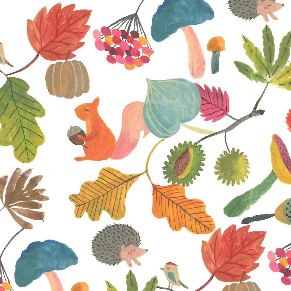 Woodland Animals Square