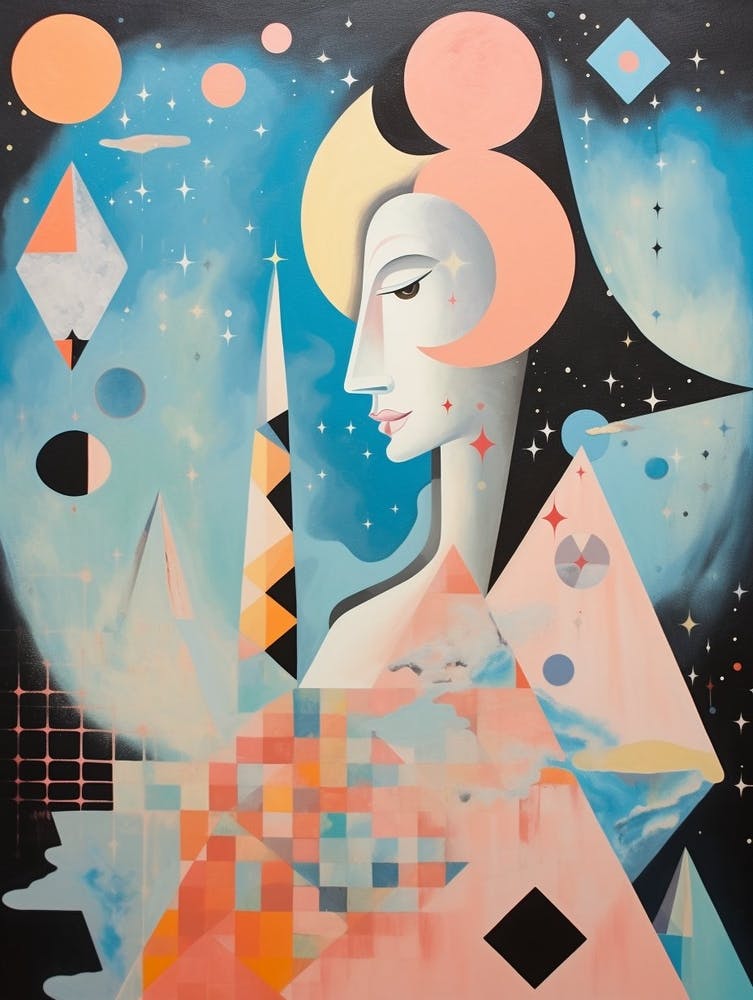 Cosmic Imagery Geometric Abstract 3