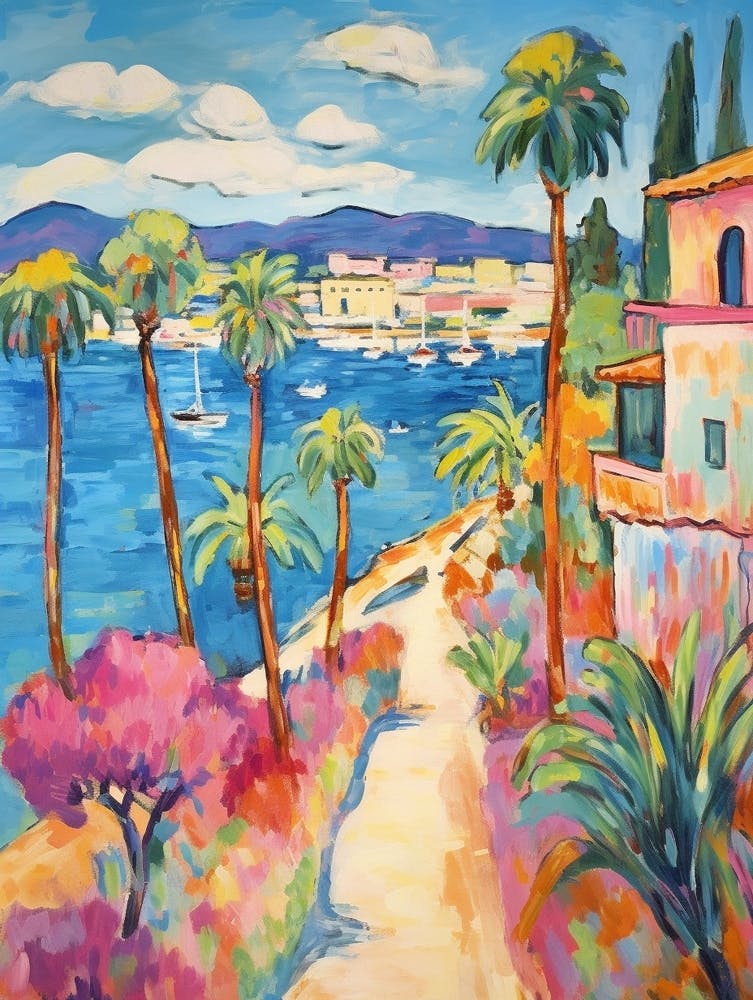 Hurghada Egypt 1 Fauvist Painting
